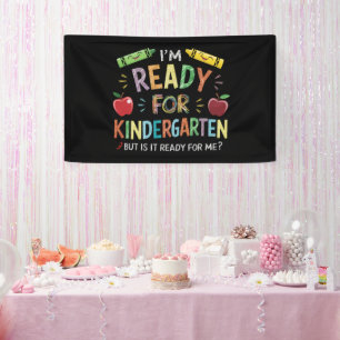 Kindergartenspass am ersten Kindergartentag zurück Banner