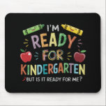 Kindergartenspass am ersten Kindergartentag zurück Mousepad<br><div class="desc">Kinder erster Kindergartentag Zurück in die Schule</div>