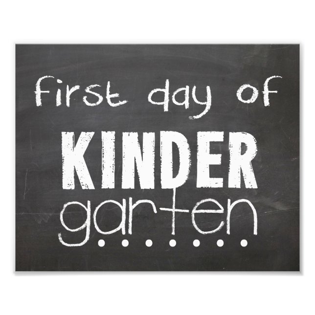 Kindergartenzeichen Fotodruck (Vorne)