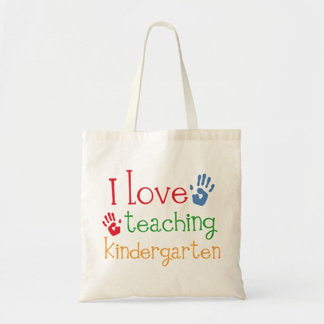 Kindergärtnerin-Geschenk Tragetasche (Vorne)