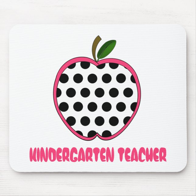 Kindergärtnerin-Tupfen Apple Mousepad (Vorne)