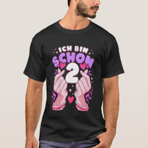 Kindergeburtstag 2 Jahre, K-Pop Fingerherz, Sarang T-Shirt