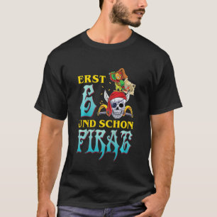 Kindergeburtstag 6 Jahre Boy Pirate Kostüm T-Shirt