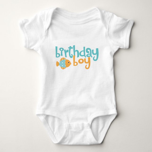 Kindergeburtstag Baby Strampler (Vorderseite)