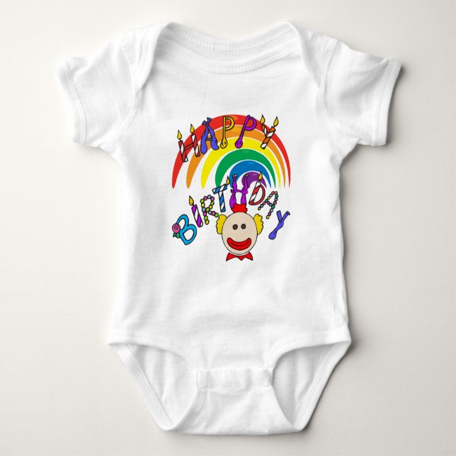 Kindergeburtstag Baby Strampler (Vorderseite)