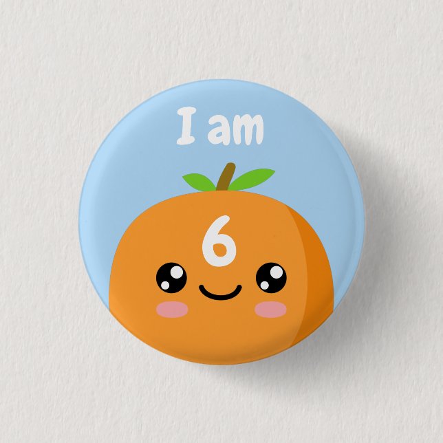 Kindergeburtstag Button (Vorderseite)