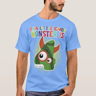 Kindergeburtstag Dieses kleine Bonbonmonster ist 4 T-Shirt