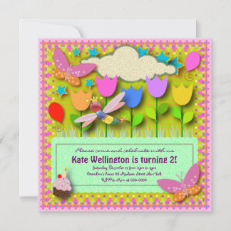 Kindergeburtstag Einladung 057: Mein Hinterhof