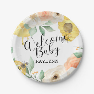 Kindergeburtstag, Honigbiene, Bienenpapier Pappteller