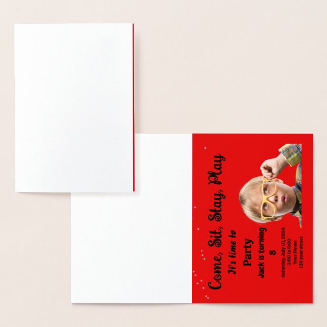 Kindergeburtstag Party Einladung (Anzeige)