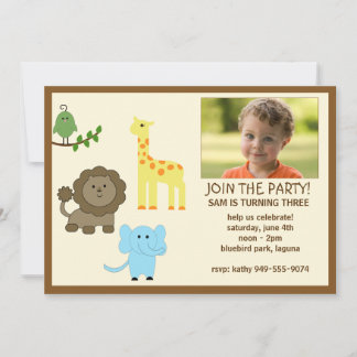 Kindergeburtstag-Party Einladung