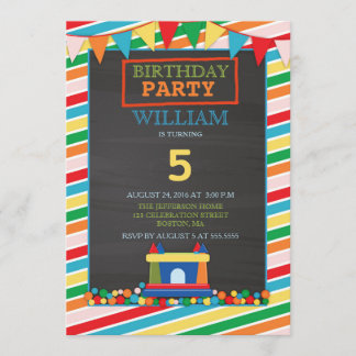 Kindergeburtstag-Party Einladung