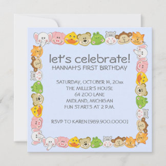 Kindergeburtstag-Party Einladungen