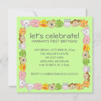 Kindergeburtstag-Party Einladungen