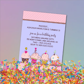 Kindergeburtstag-Party Einladungen