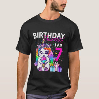 Kindergeburtstag Sweetie (7. Geburtstagsthema Eini T-Shirt