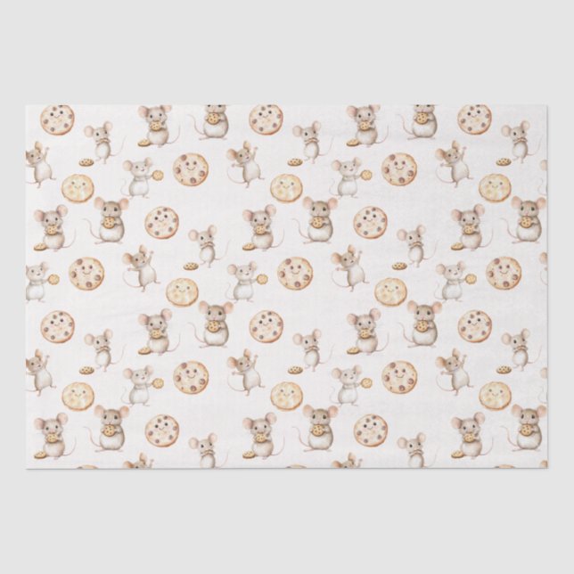 Kindergeburtstag-Tissue-Papier für Maus-Cookie Seidenpapier (Vorderseite)