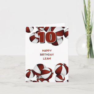 Kindergeburtstag von Basketball-Basketballbällchen Karte