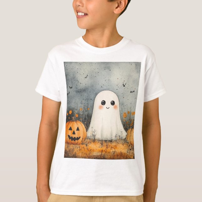 Kindergeister Halloween-Hemd T-Shirt (Vorderseite)