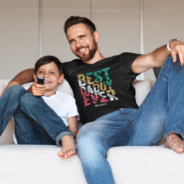 Kindergeschenk an Vater Moderne Typografie Best Da T-Shirt