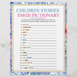 Kindergeschichte [Aquarell] Briefbogen