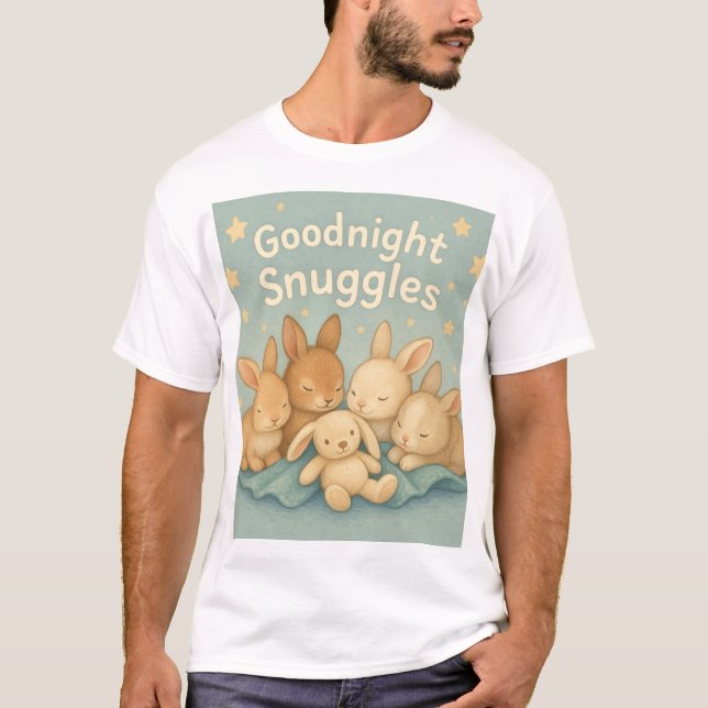 Kindergrafik für den Cartoon. Kinderbrände schlafe T-Shirt (Vorderseite)