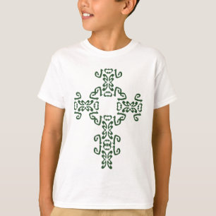 Kindergrünes irisches keltisches T-Shirt