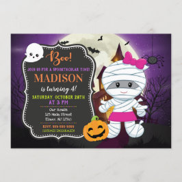 KinderHalloween Geburtstagseinladung / Mama Einladung