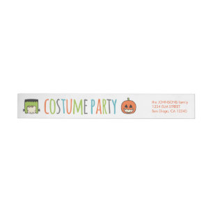 Kinderhalloween-Kostüm-Party Einladung