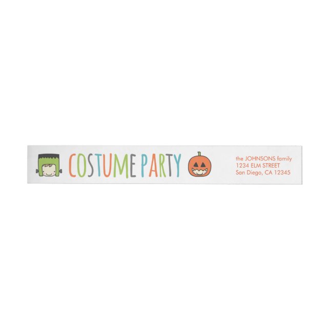 Kinderhalloween-Kostüm-Party Einladung (Person)