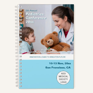 Kinderheilkunde Kinderarzt Medizinische Konferenz Notizbuch