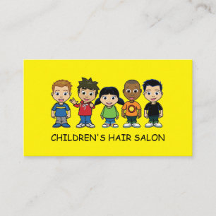 Kinderheim Friseur Stylist Shop Schönheit Visitenkarte