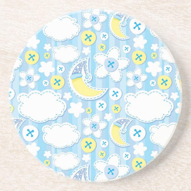 Kinderhintergrund Sandstein Untersetzer (Vorne)