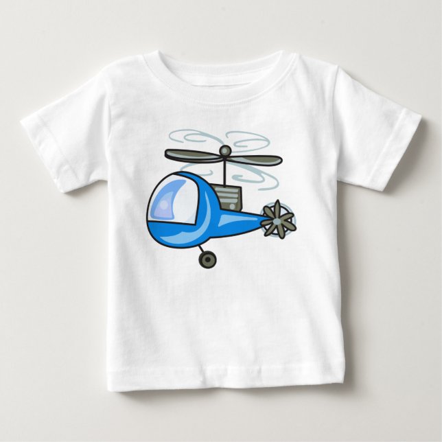 Kinderhubschrauber Baby T-shirt (Vorderseite)