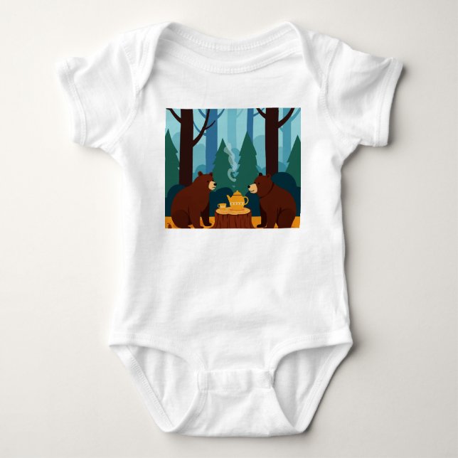 Kinderillustration Baby Strampler (Vorderseite)