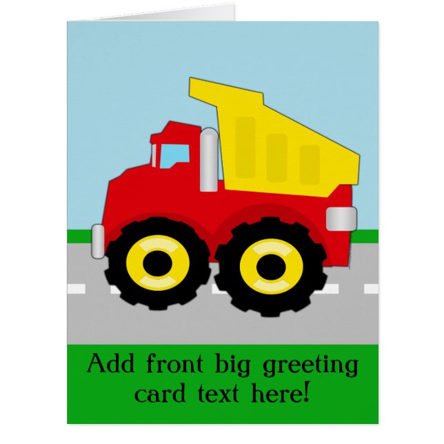 Kinderjungen-Bau Dumptruck (Vorderseite)