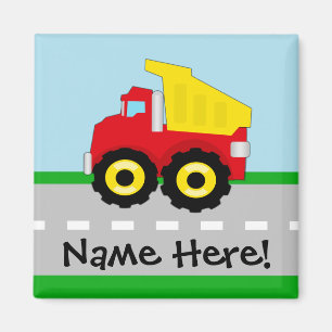 Kinderjungen-Bau Dumptruck Magnet