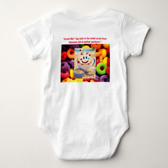 Kinderkarosseriebücher und Einzelstücke "Cereal Ki Baby Strampler (Rückseite)
