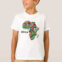 Kinderkarte Afrika