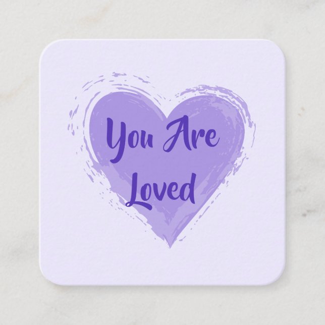 Kinderkarte: Karten "You are love" (Vorderseite)