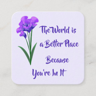 Kinderkarte: "World is a Better Place" Karten
