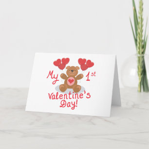 Kinderkarte zum 1. Valentinstag Feiertagskarte