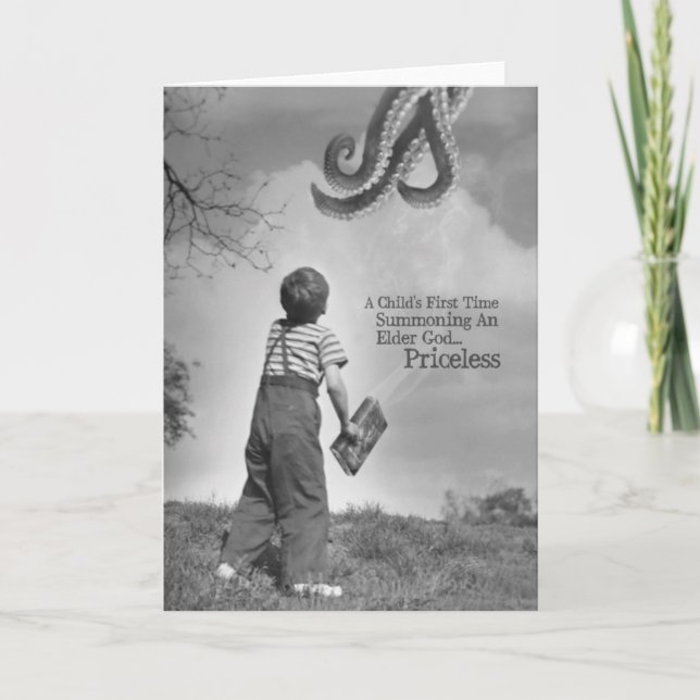 Kinderkarte zum ersten Mal Karte (Vorderseite)