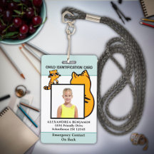 Kinderkids Foto ID Card Spaß individuell