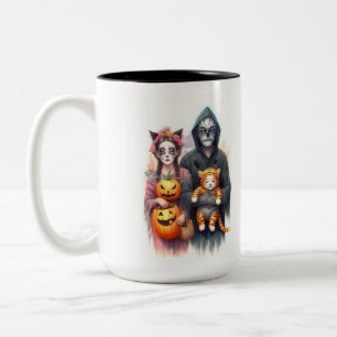 KINDERKINDERKATZLADY ZWEIFARBIGE TASSE