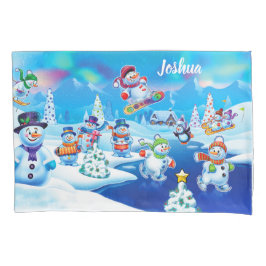 Kinderkissen für Singles Weihnachtsgestaltung Kissenbezug