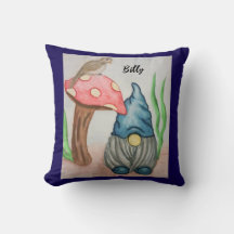 Kinderkissen von Gnome und Mushroom