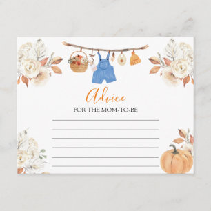 Kinderkleidung Pumpkin Baby Duschhilfe für Mama Begleitkarte