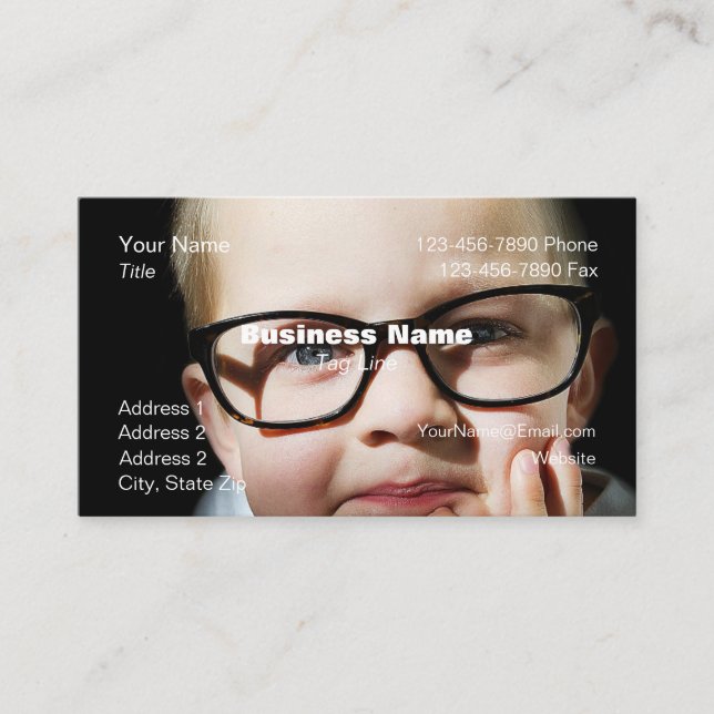 Kinderkleidungsbrille HAMbyWG Visitenkarte (Vorderseite)