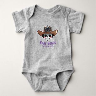 Kinderknochen Halloween, Western Skeleton Personal Baby Strampler